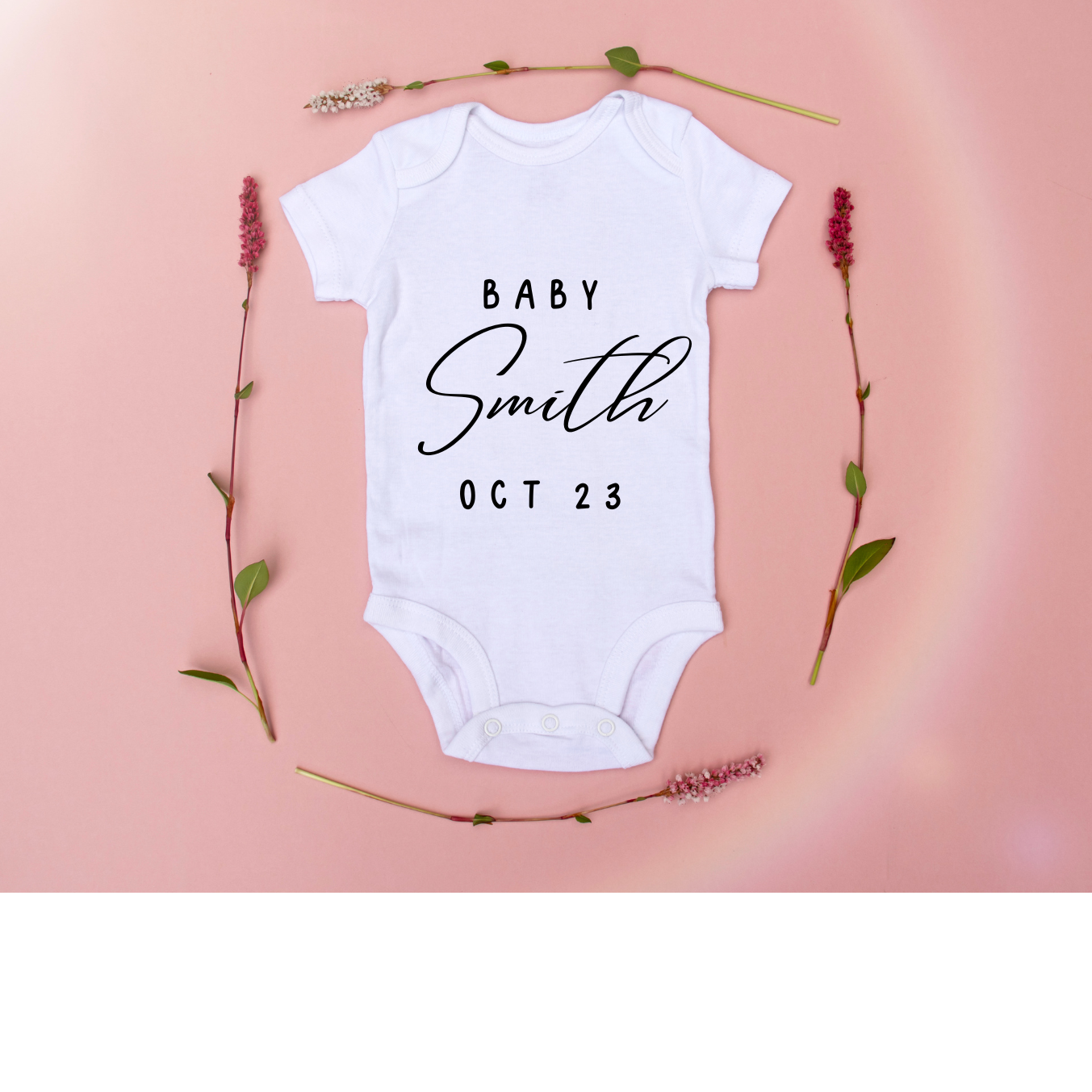 Personalised Pregnancy Announcement - Pregnancy Announcement Prop -Pregnancy Announcement Gift - Personalised Baby Vest - Pregnant