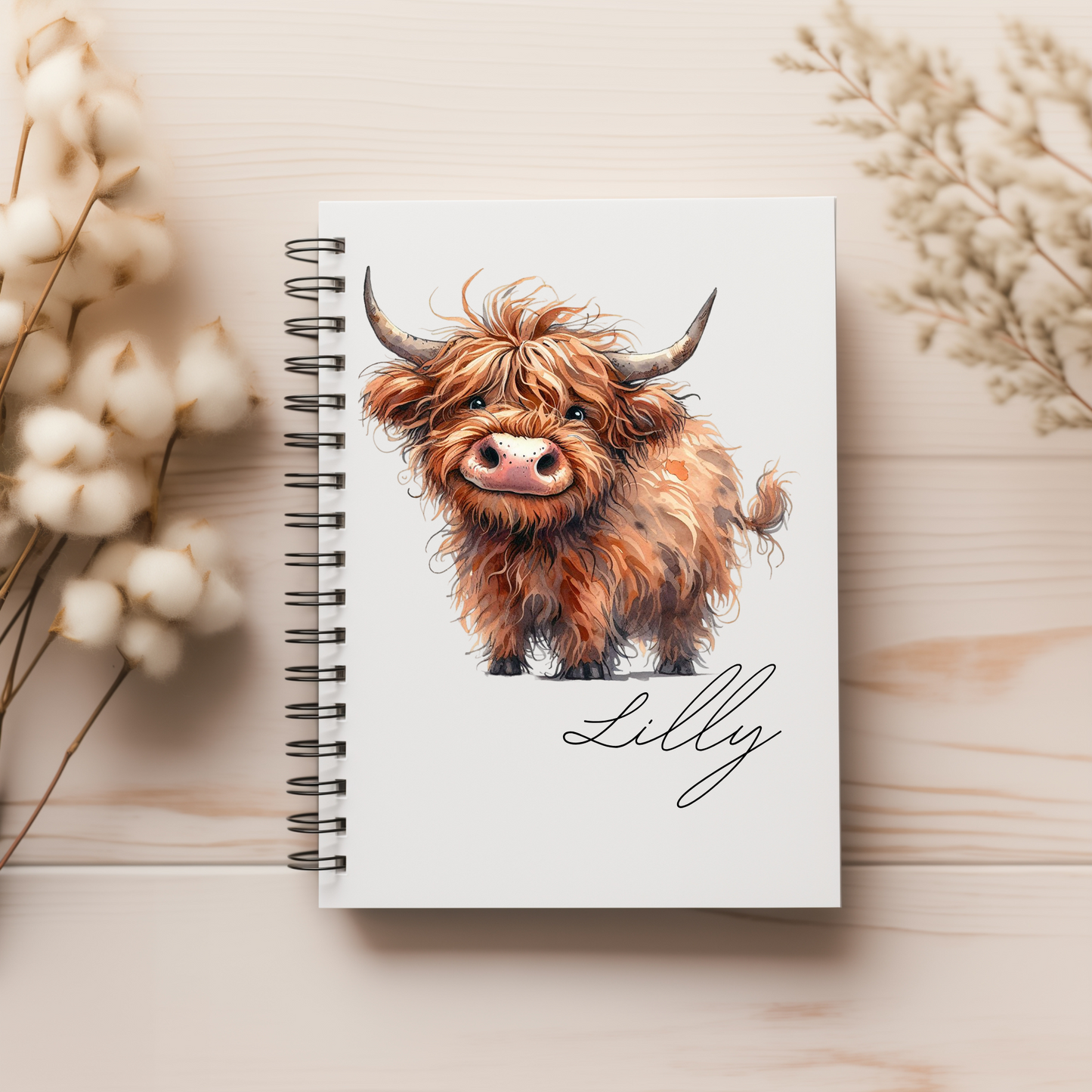 Highland Cow Notebook