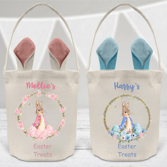 Personalised Easter Bag, Easter Basket, Easter Gift, Personalised Easter Gift