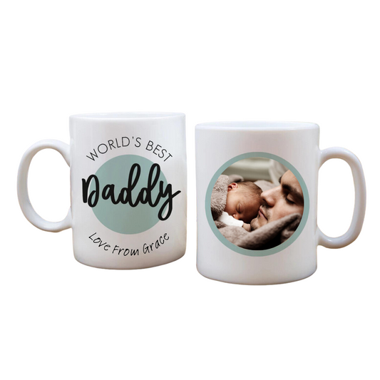 Personalised Father's Day Mug - Grandad Gift - Best Dad Mug - Fathers Day Mug - Personalised Mug - First Father's Day - Photo Mug - Grandpa