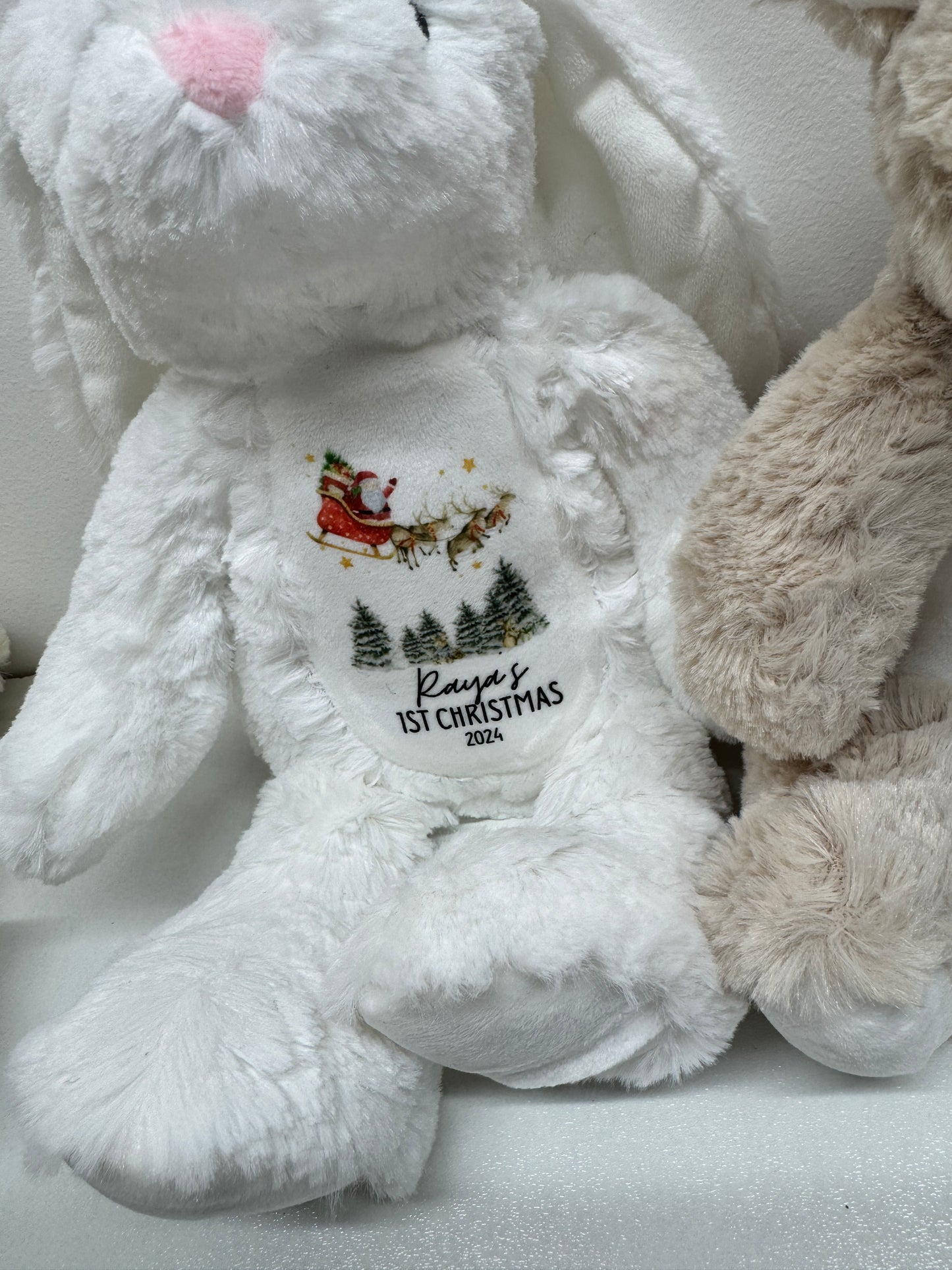 Christmas Teddy, Baby Christmas Gift, Christmas Eve Gift, Christmas Soft Toy, Personalised Christmas Gift,Christmas (Copy)