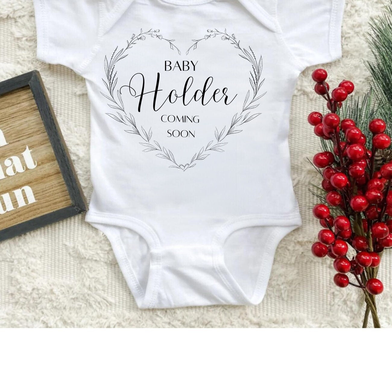 Personalised Pregnancy Announcement Vest , Baby Vest, New Baby Gift, Coming Home Gift, New Baby, Pregnancy Announcement vest