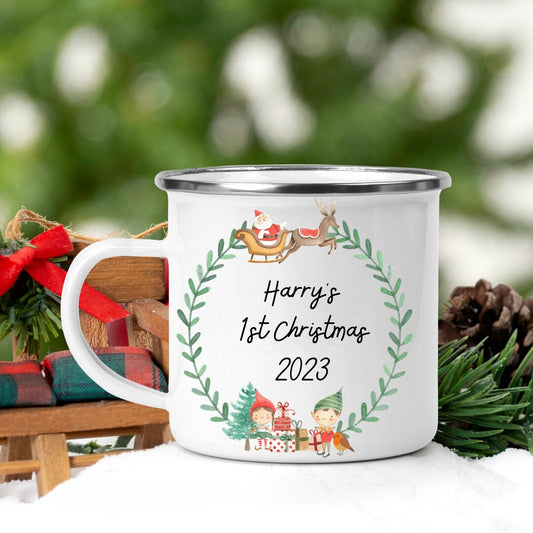 Personalised kids Christmas mug, hot chocolate mug, Christmas Eve, Christmas Eve box filler, Christmas nutcracker, boy, girl