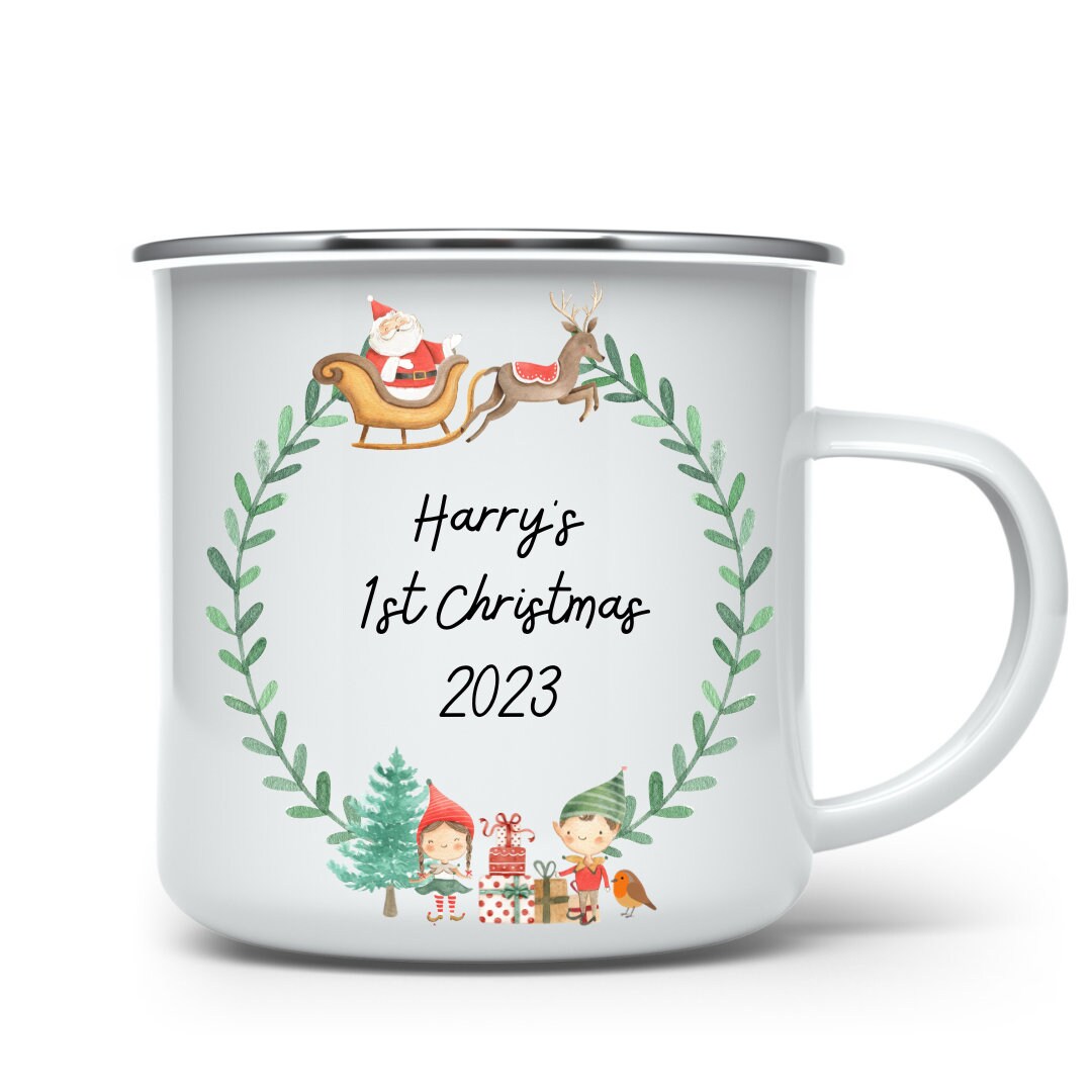 Personalised kids Christmas mug, hot chocolate mug, Christmas Eve, Christmas Eve box filler, Christmas nutcracker, boy, girl