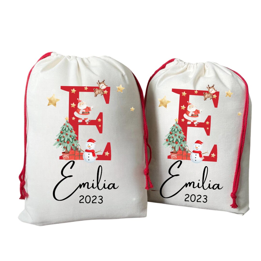 Personalised Christmas Santa Sack, Christmas Toy Sack, Santa Sack ,Personalised Christmas Sack - Personalised  - Christmas Gift