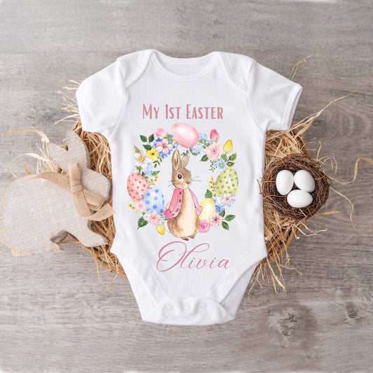 Personalised Easter Baby Vest - Personalised First Easter Baby Grow - Personalised Easter Baby Gift - Easter Outfit - First Easter Gifts